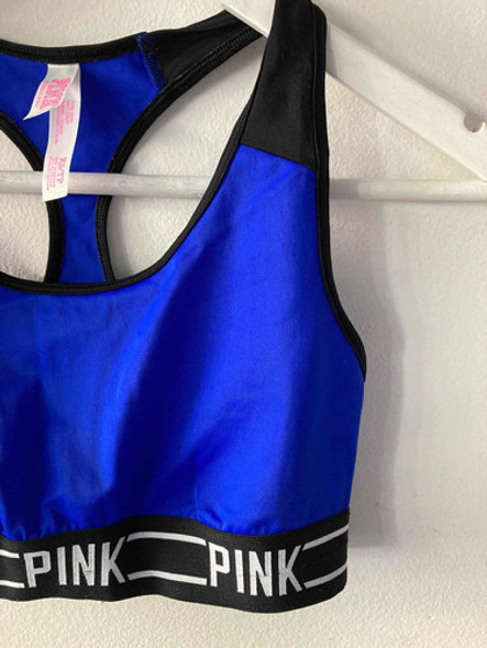 Corpiño Victorias Secret Pink S/relleno En Azul Eléctrico 1