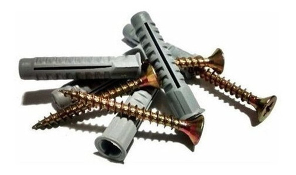 Juego Tarugo Universal Hueco 6 Mm + Fix 4 X 35 Mm X 1000 0