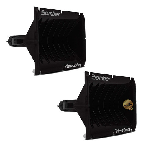 2 Corneta Array Bomber Para Driver Guia D Onda 21x17 A12 Cjf 0