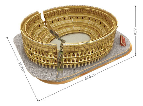 Rompecabezas Cubicfun National Geographic El Coliseo Roma 1