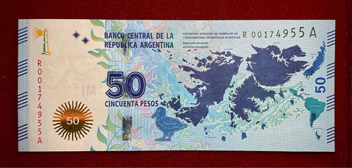 Billete 50 Pesos Malvinas Reposición Sin Circular Bot 4203 0