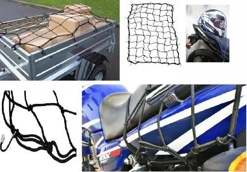 Red Elástica 10 Ganchos 90 X 70 Pulpo Portaequipaje-en Xero 1