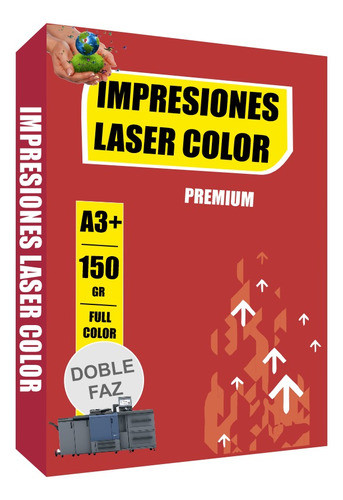 100 Impresiones Color A3+ Doble Faz En El Acto 0