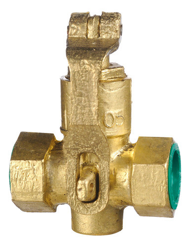 Llave Para Gas Candado 3/4 Hembra Hembra Bronce Aprobado 0