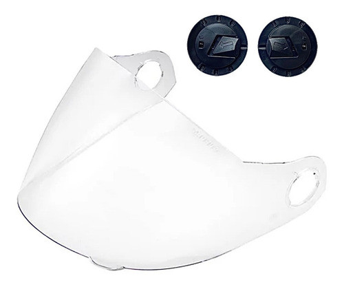 Viseira Taurus Formula 1r + Fixador Reparo Capacete Original 0