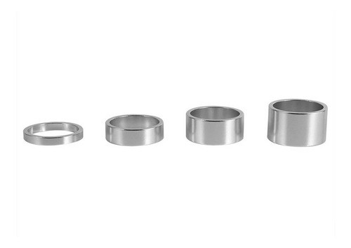 Separador Spacer Stem Juego Dirección 1-1/8  25 Mm Plateado 1
