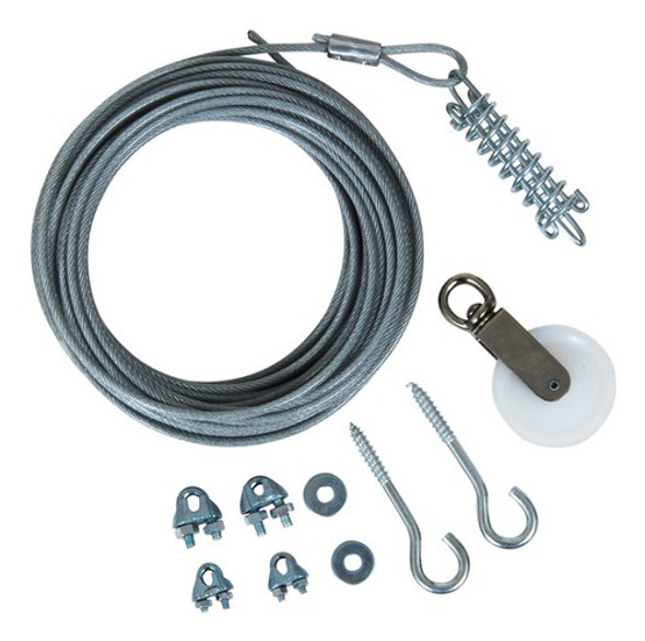 Cable De Acero 15,2m Para Perros Aspen Para Arboles Y Postes 0 Cable De Acero 15,2m Para Perros Aspen Para Arboles Y Postes 0