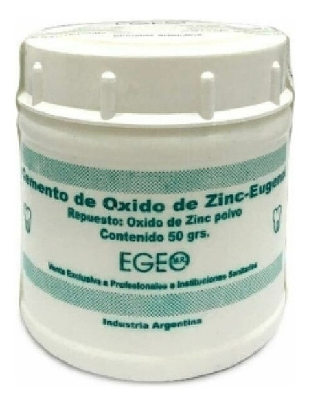 Cemento De Oxido De Zinc Eugenol 50 Gr 0