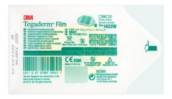 Tegaderm Film 3m De 4,4cm X 4,4cm Apósito Impermeable Transp 0