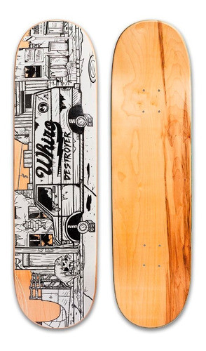 Whiro Wild Streets Tabla Skate Maple 0