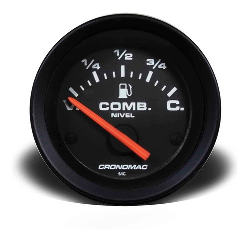 Indicador Nível Combustível 475 St Preto Cronomac C/ Copo 1