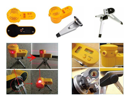Nivel Laser Giratório Pro C/ Tripé 360º Hl-305 1
