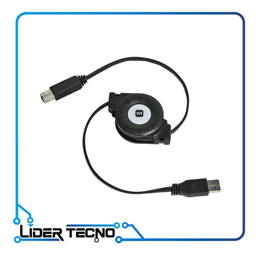 Cable De Datos Retráctil Usb B A Usb A 1