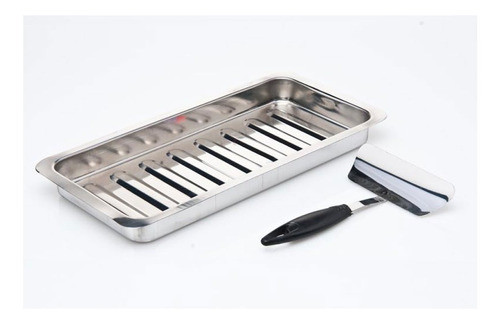 Asadera Canelonera Con Pala De Acero Inoxidable Guadix 0