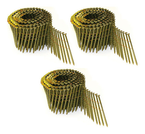 Clavos P/ Clavadora Paletera Cn90 Espiralado 50mm X 3 Rollos 0