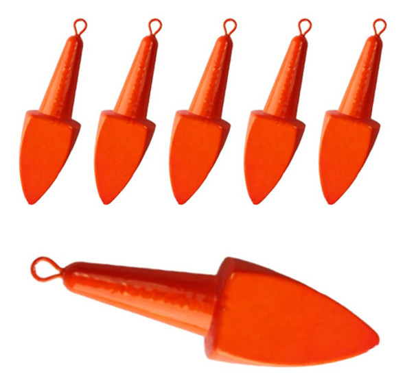 Chumbada Colorida 120gr - Bico De Pato Longo Arremesso 0 Chumbada Colorida 120gr - Bico De Pato Longo Arremesso 0