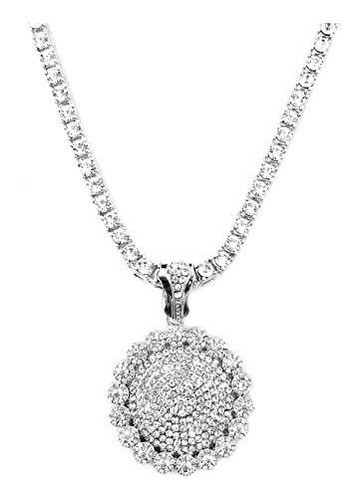 Cadena Con Brillo De 22 Pulgadas Para Hombre De Hh Bling Emp 1