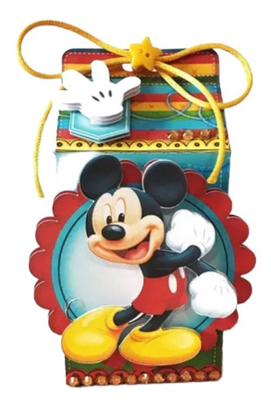 10 Cajitas Milk Box De Mickey 0