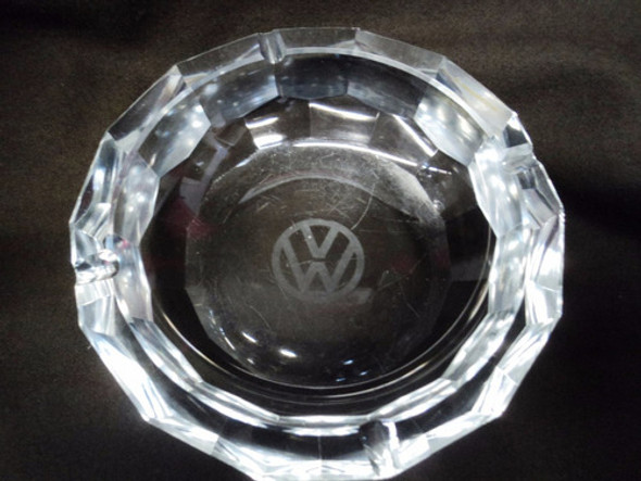 De Coleccion Antiguo Gran Cenicero En Cristal Vw  (892p) 0
