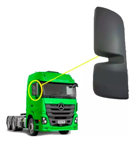Capa Espelho Retrovisor Dir Mb Actros 2017 Em Diante 0