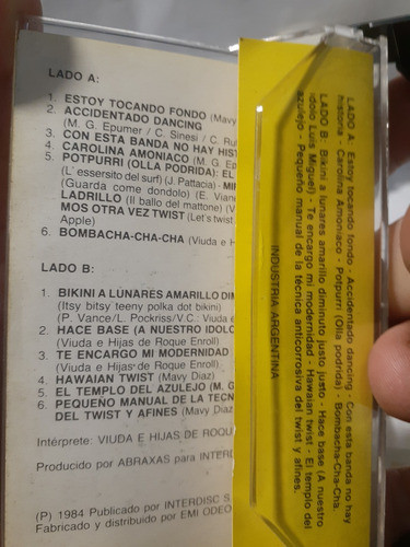 Cassette De Musica Viuda E Hijas De Roque Enroll (1984) 1