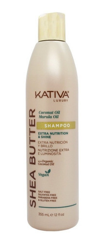 Kativa Shea Butter Shampoo + Acondicionador Nutrición Pelo 1