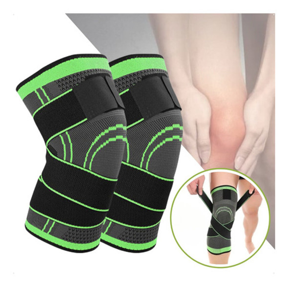 Joelheira Compressão Ajustável Alivia Dores Esporte (par) 0