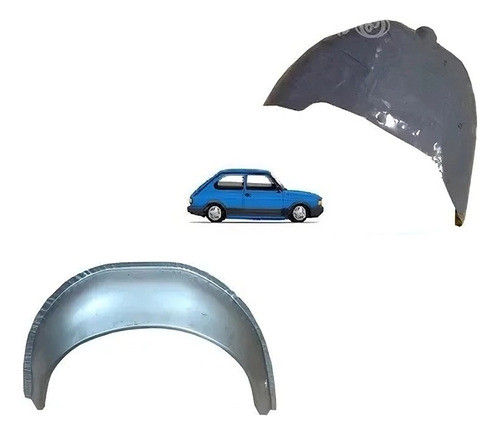 Kit Pasarrueda Trasero Interior + Exterior Der Fiat 147 0