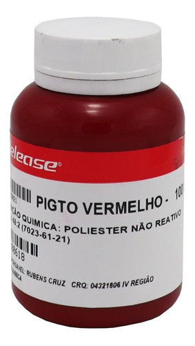 Pigmento Vermelho Para Personalizar Suas Criações 100g 0