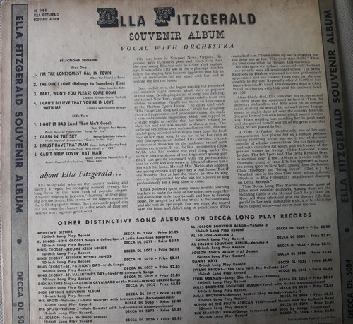 Ella Fitzgerald Vinilo No Envio 1