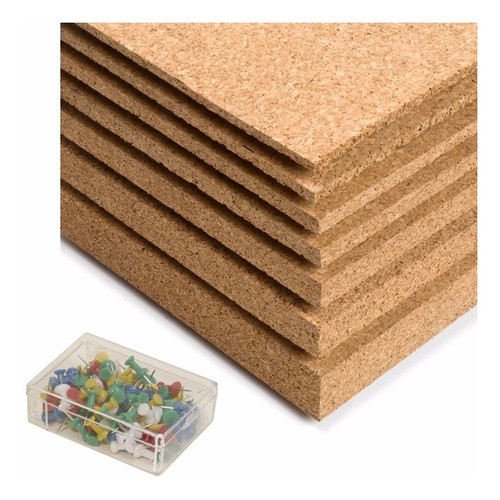 Plancha De Corcho 45x60 Espesor 3mm Tabla Acustica Cartelera 0