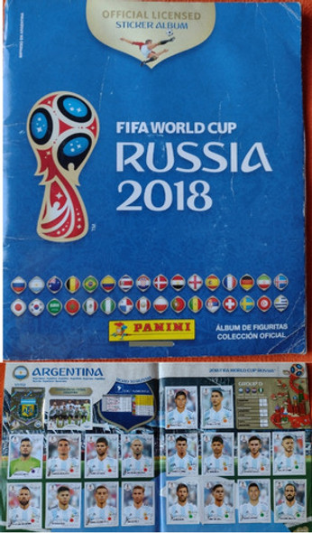 Álbum De Figuritas Mundial Rusia 2018 Completo 0