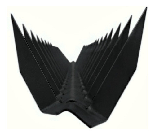 05 Metros Lança Em V Muro Dupla Mandibula Pintada Preta 0