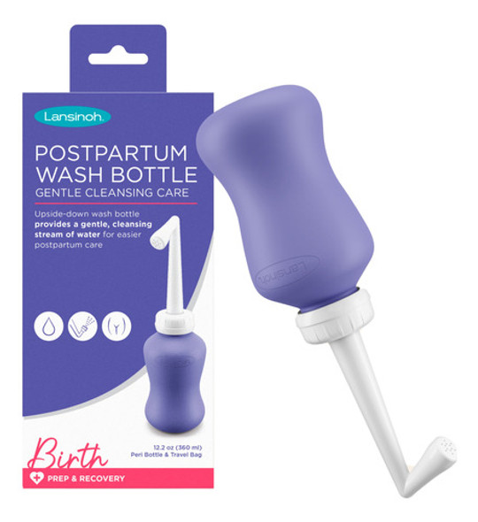 Botella Lavado Perineal Lansinoh Higiene Post Parto 360ml 0