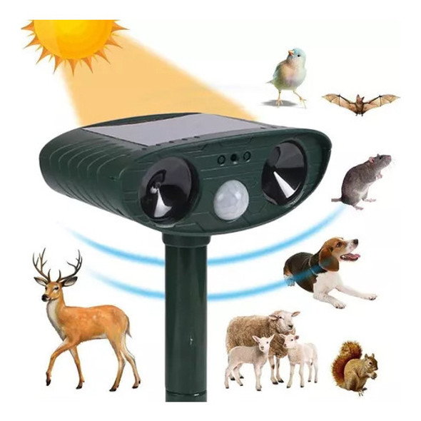 Ultra-sônico Com Sensor De Movimento E Fla Dissuasão Gato 1