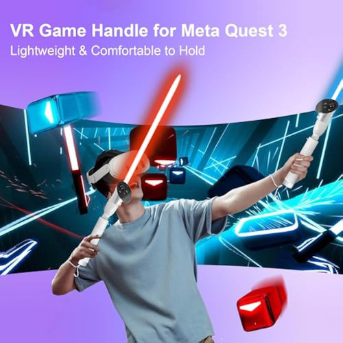 Meta Quest 3 Handle Attachments White 1