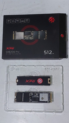 Adata Sx8200 Pro 512gb + Adaptador Pci Express + Dissipador 0