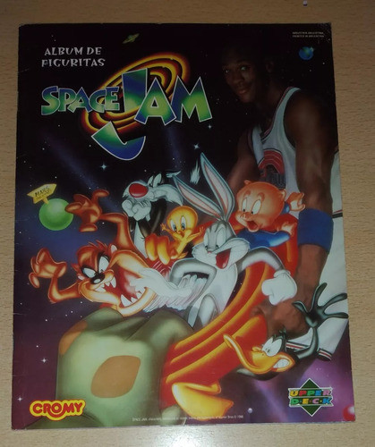 Álbum De Figuritas Space Jam Tiene 9 Figuritas Pegadas 0