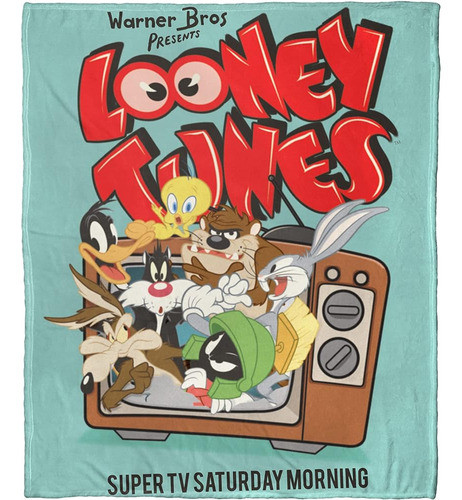 Manta Northwest Looney Tunes Silk Touch, 50  X 60 , Super Sa 0