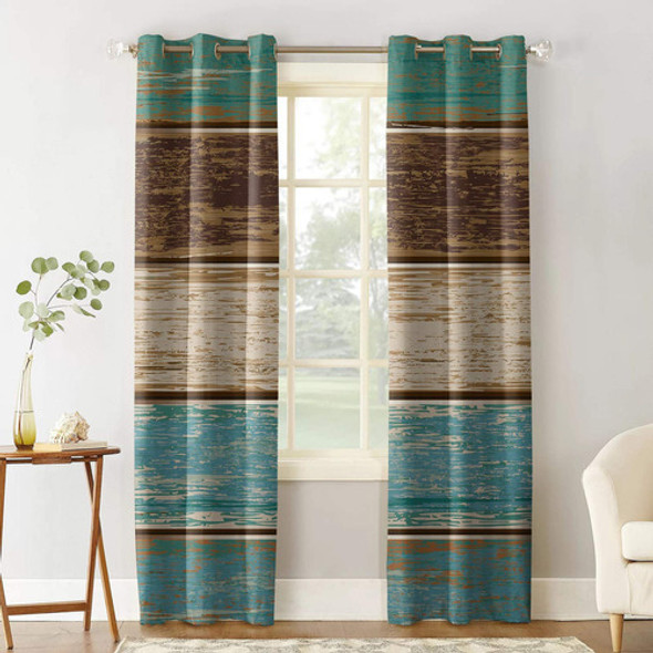 Zereaa Cortinas Opacas Para Dormitorio, 2 Paneles, Cortinas 1