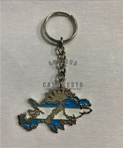 Llavero Metálico Islas Malvinas * Directo De Fábrica * 1
