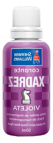Corante Xadrez Violeta    50 Ml . / Kit C/ 12 Pc 1