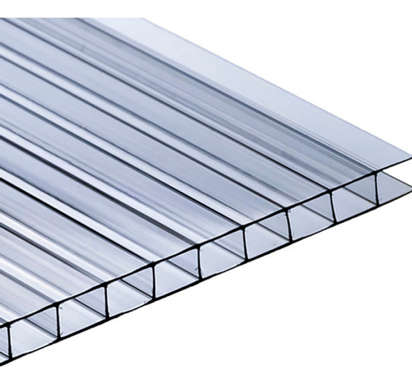 Policarbonato Alveolar 6mm Cristal 2,10 X 2,90mts 0