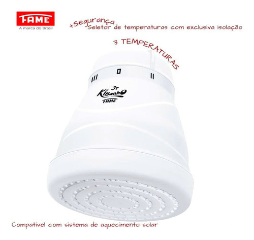 Chuveiro Nova Kibanho 3t  5400w 220v - Fame 1