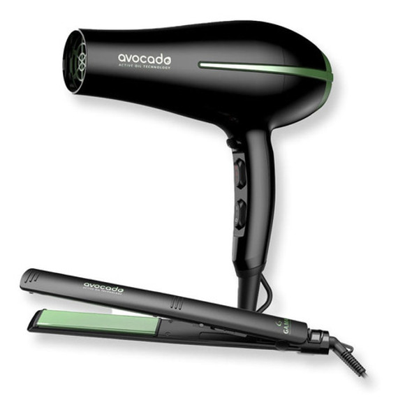 Combo Secador Planchita Gama Elegance Avocado Std 0