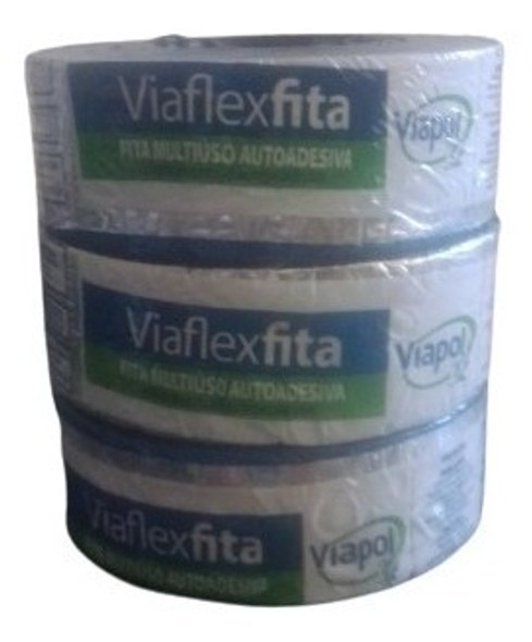 Mantas Asfalticas Autoadesivas 05cmx10m Multiuso Viapol 0
