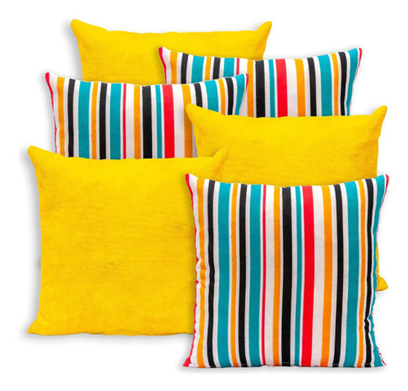 Kit Com 5 Almofadas 45 X 45 Decorativas C/ Enchimento Oferta 0 Kit Com 5 Almofadas 45 X 45 Decorativas C/ Enchimento Oferta 0