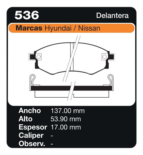 Pastillas Freno Delanteras Jac J6 , 15/... - Pf 536 1