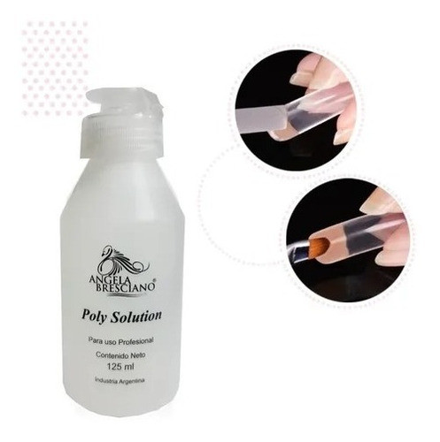 Solucion P/ Poligel Uñas Esculpidas 125ml Angela Bresciano 0