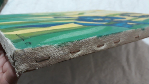 Pintura Óleo Sobre Tela 2 Releitura Iris Jardins Monet 50x40 1